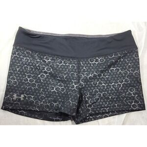 Under Armour Heatgear Women's Fitted Yoga Athletic Boyshorts - Black - Large